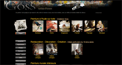 Desktop Screenshot of goss-artiste-peintre.com